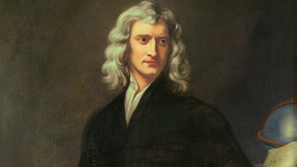 Issac Newton portrait